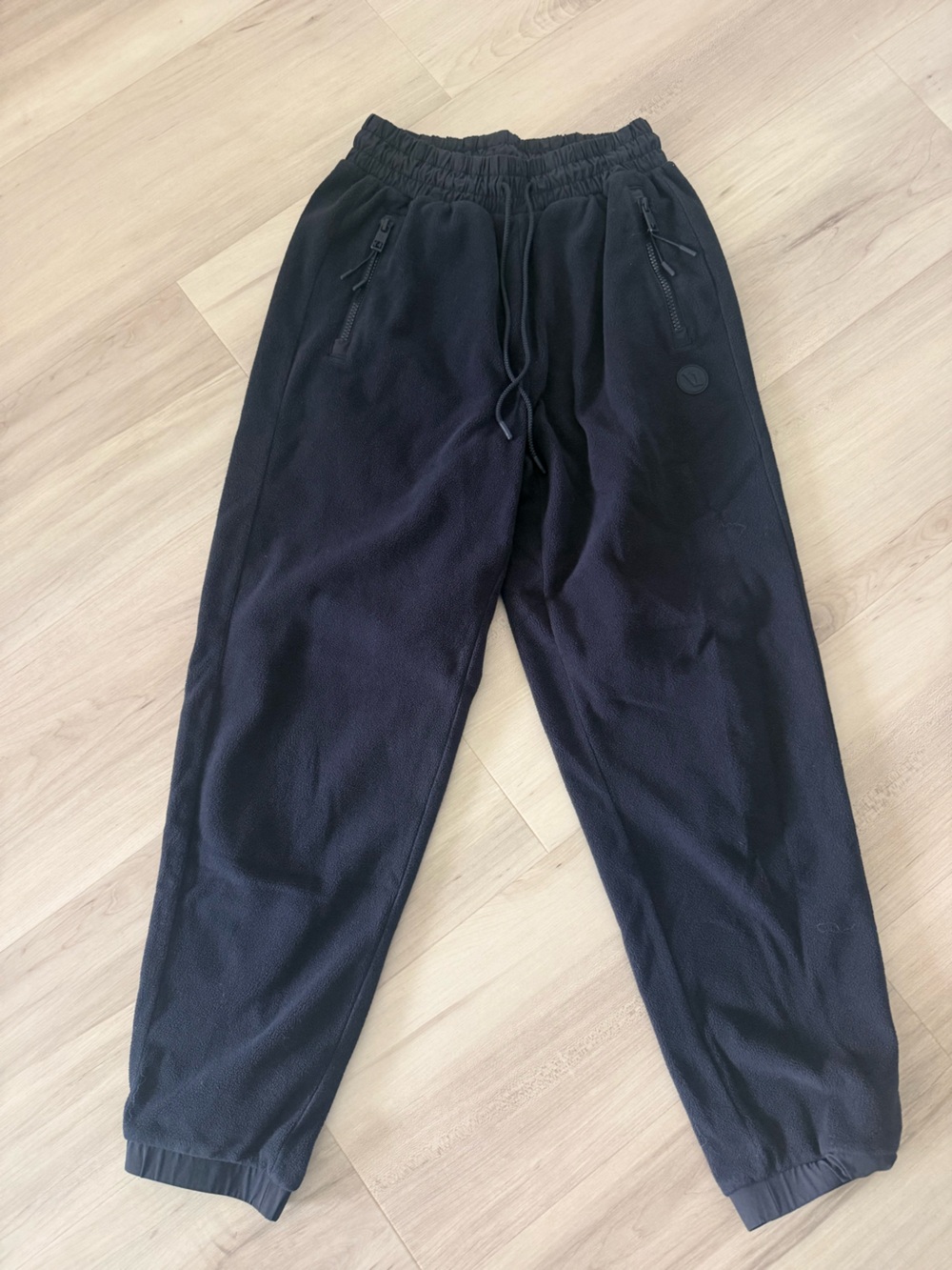 Vuori Aspen Polartec Wind Pro Women's Fleece Jogger Pants Black XS